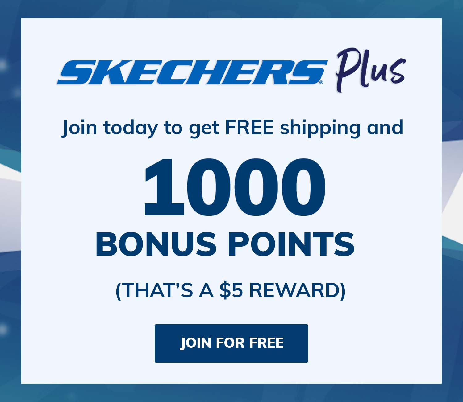 Free Shipping and 1000 Bonus Points